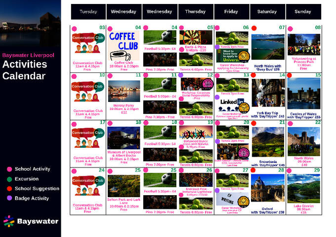 Júniusi tevékenységi naptár (minta)