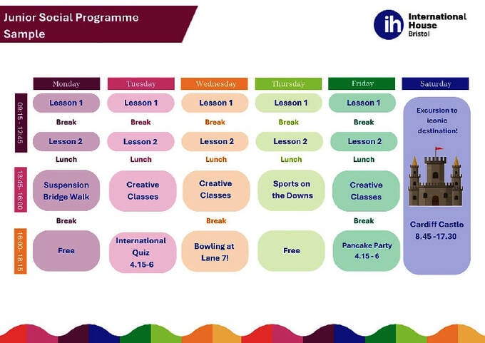 نموذج لبرنامج الأنشطة الاجتماعية