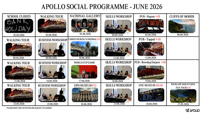 Eksempel på sosialt program 2026