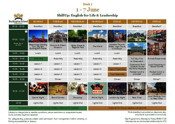  活动时间表--青少年 (PDF)