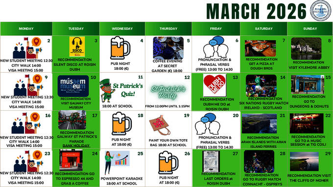 Social Activities 2026