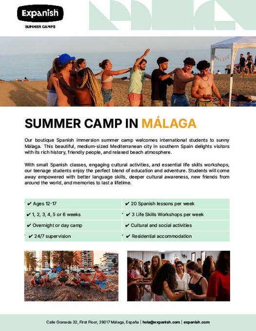 ورقة معلومات عن مخيم مالقة الصيفي لسنة 2026