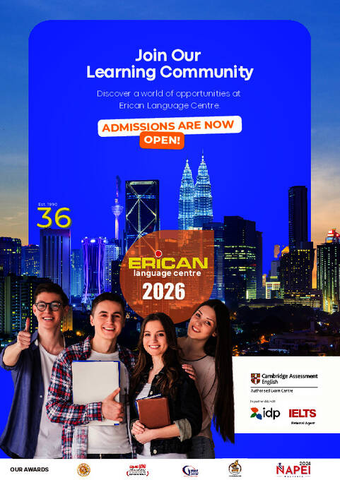 Erican Language Centre الكتيبات (PDF)