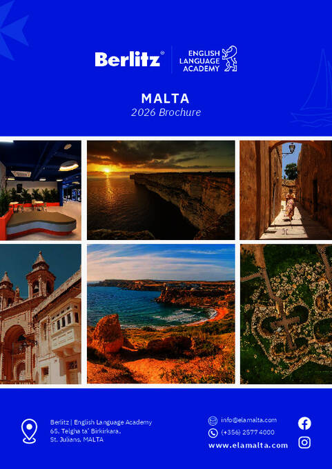 Berlitz - English Language Academy Brochure (PDF)