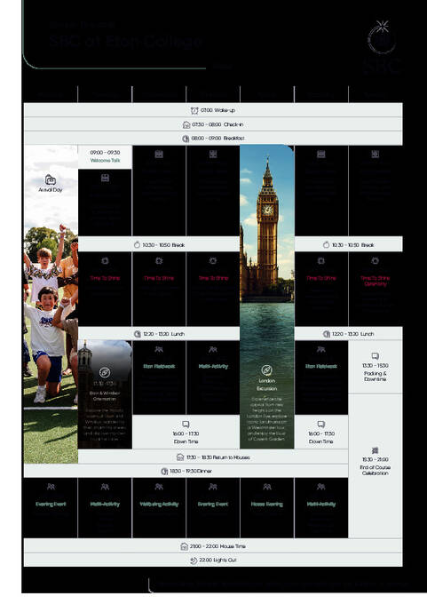 Sample Timetable