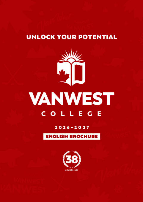 VanWest College prospektus 2026–2027