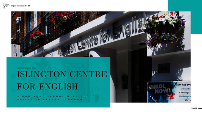 Islington Centre for English Brosúra (PDF)