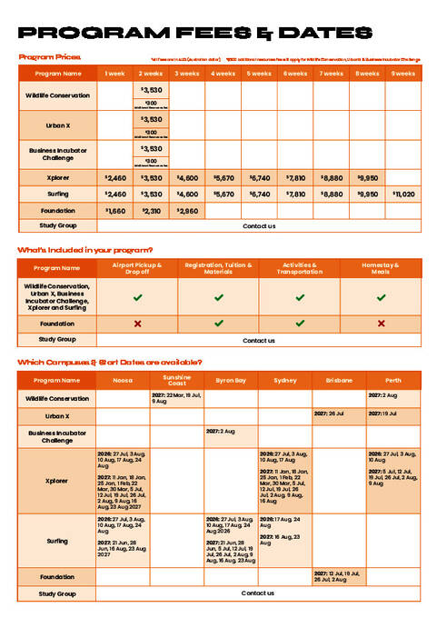Taxas e datas para juniores 2026/2027