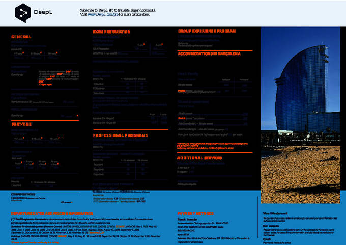 Price list 2026
