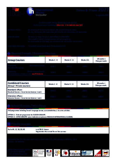 ILA Prices 2027