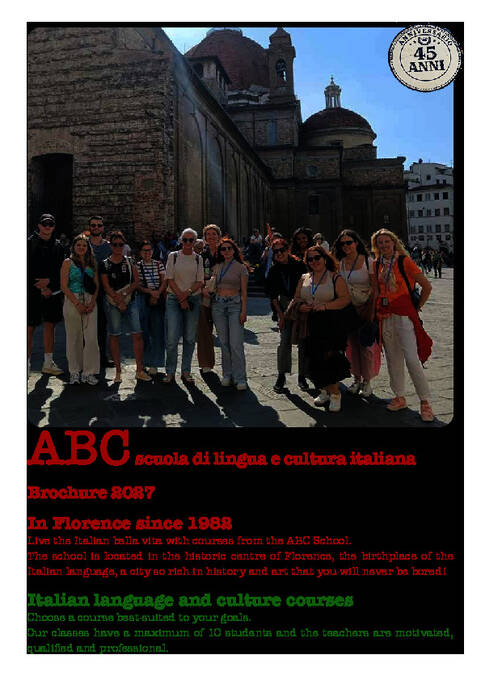 ABC Florença catálogo 2027