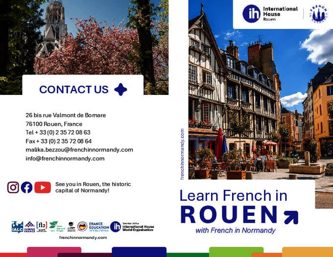 French in Normandy brochure