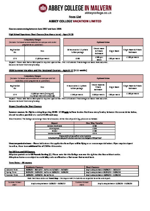 价格 (PDF)