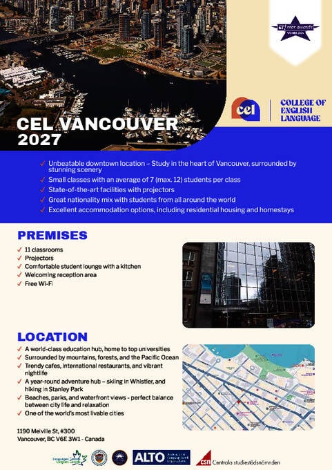 ملف معلومات CEL Vancouver