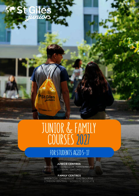 Brochura para Júniores e Famílias 2027