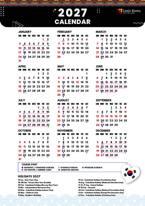 Kalender 2027