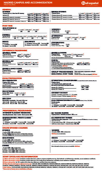 AIL Madrid priser 2027