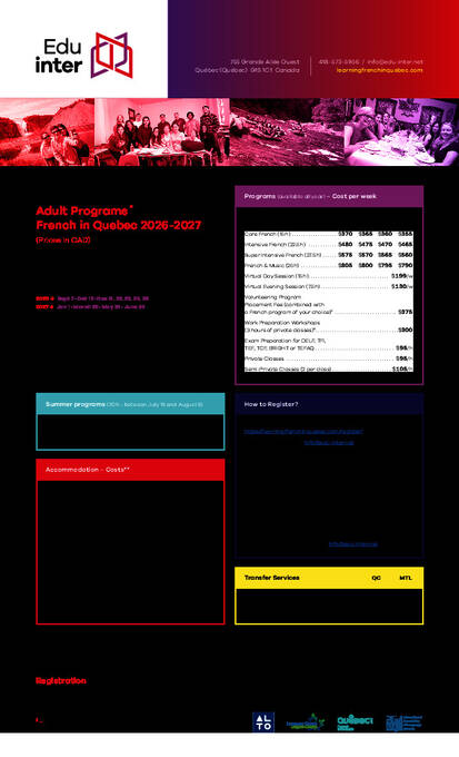 Priser for voksne 2027