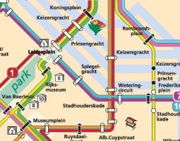 Amsterdam Offentlig Transport Kort
