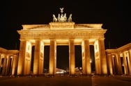 Nytårsaftens fest ved Brandenburg Gate