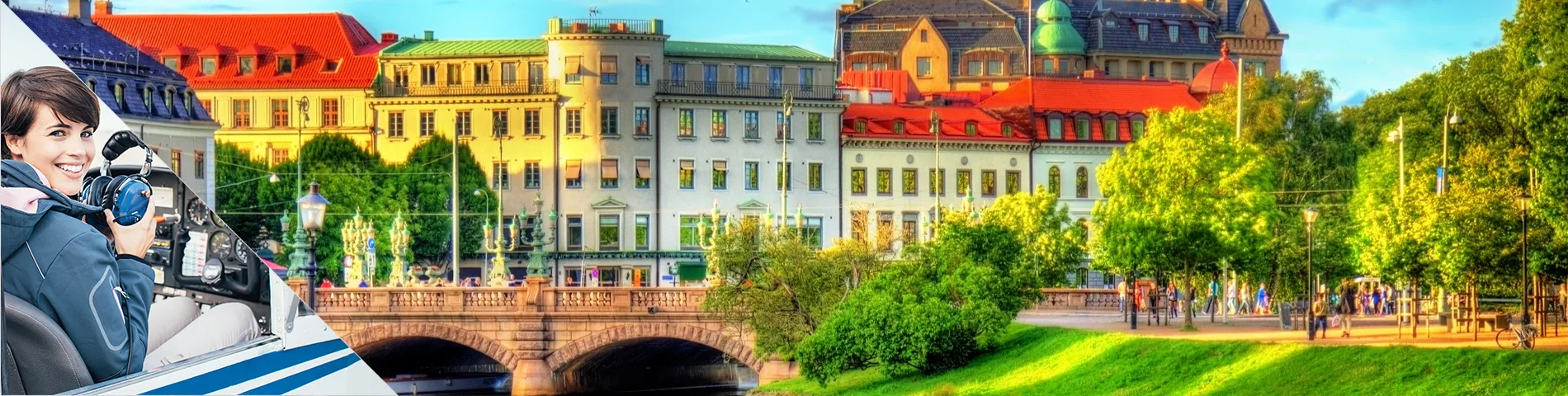 Göteborg - Švédština a Letectví