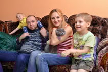 Exempelbild av bostadskategorin som Kiev Language School anordnar.