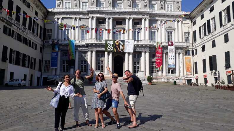 A város felfedezése - A Door to Italy olasz nyelviskola diákjai