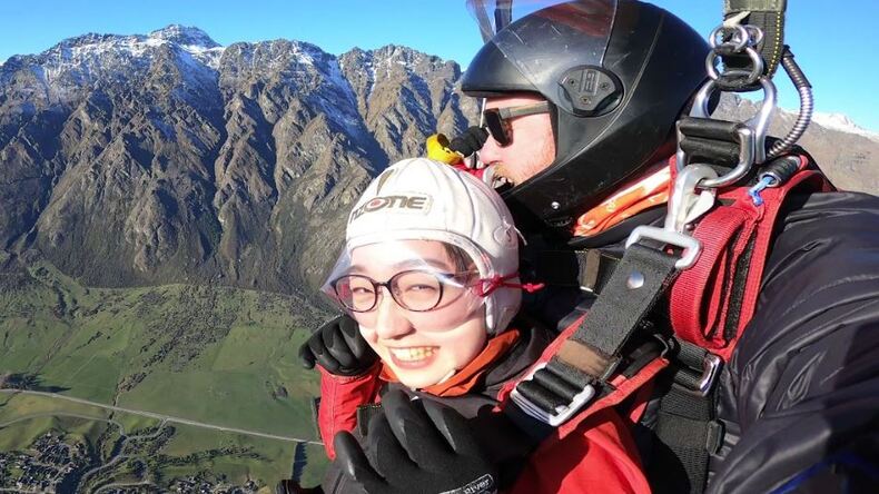 Student Activities - sky diving
