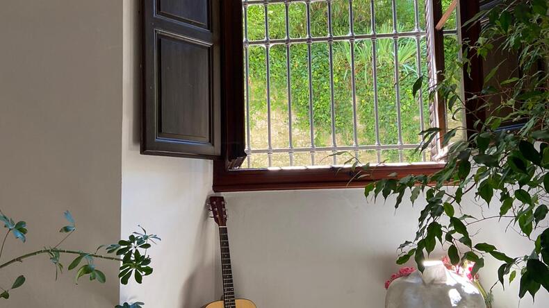 Beautiful corner at school