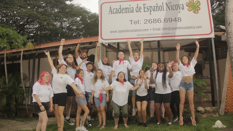 Studenter ved Academia de Español Nicoya
