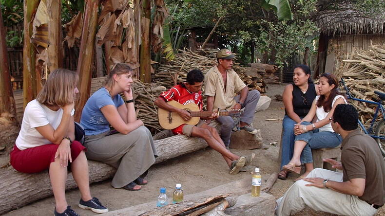 Outdoor music session