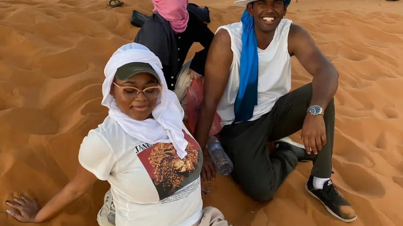 No deserto