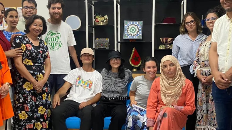 Estudantes do Instituto Al Minbar 