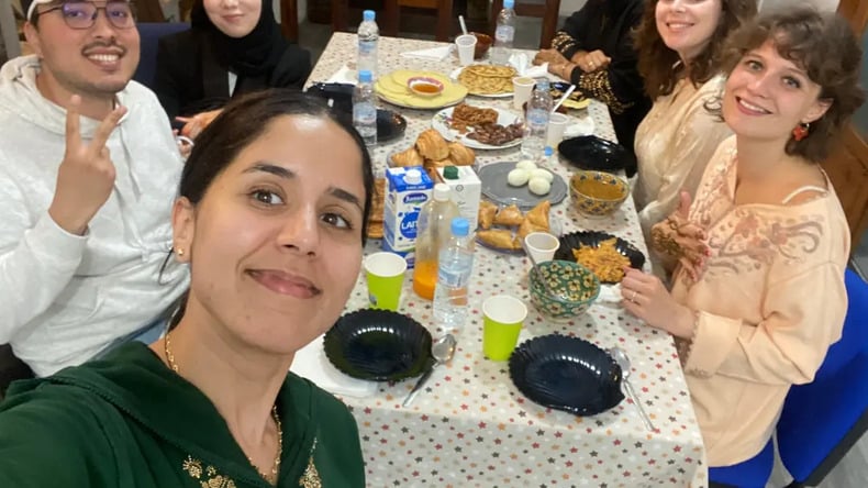 Almoço dos estudantes 