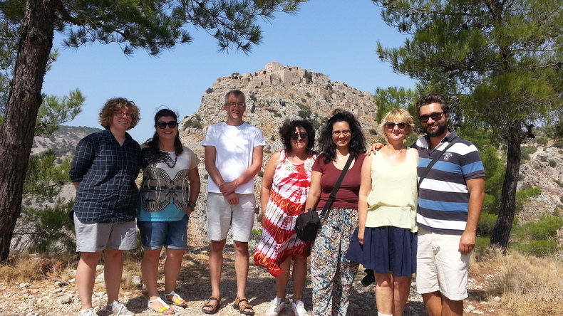 Visiting the ghost village Anavatos