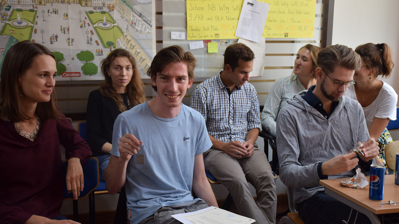 Students in class