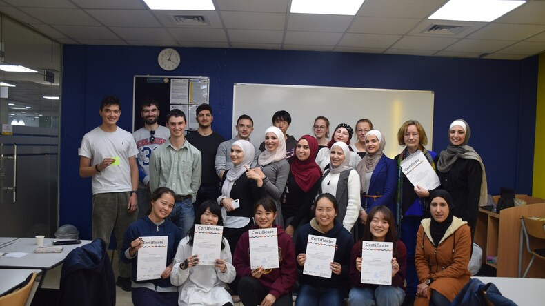 Certificate Distribution Ceremony - the last day of the training program