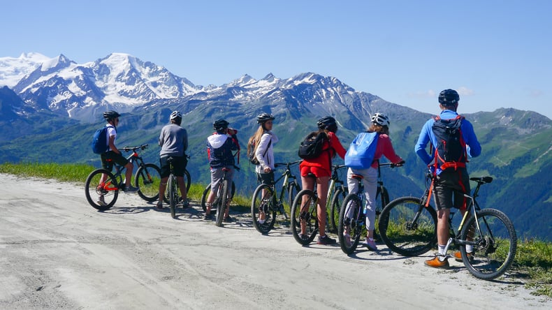 Faire du vélo à Verbier