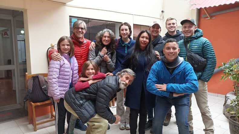 استراحة الدورة في الفناء