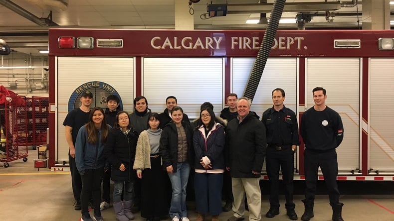 رحلة ميدانية - إدارة الإطفاء