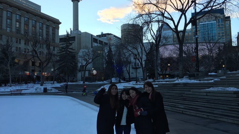 النشاط - التزلج في الهواء الطلق