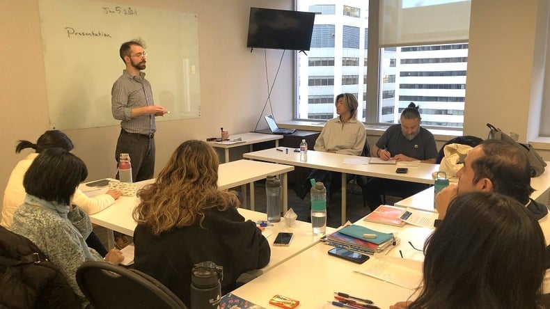 قاعة الدراسة