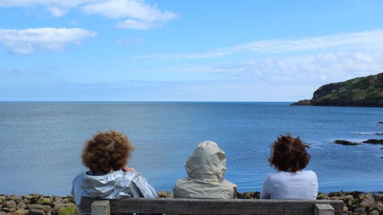 Enjoying the sea views 
