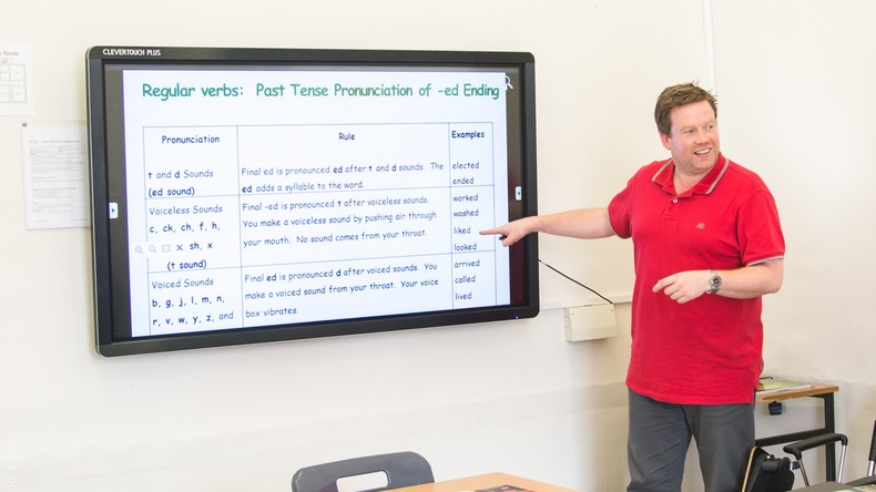 Aula con e-board