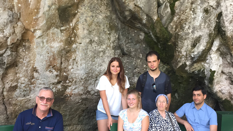 Élèves en excursion
