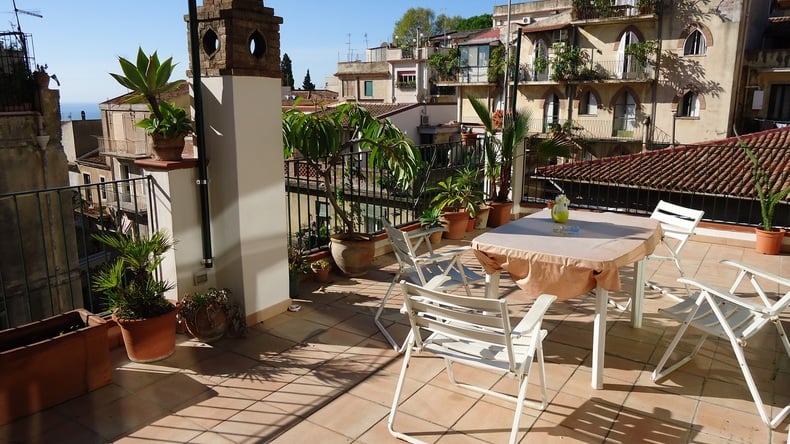 Terrazza dell'alloggio
