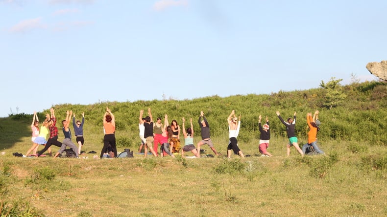 Yoga in Taormina