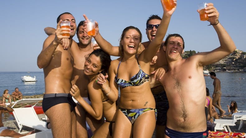 Giornata in spiaggia a Taormina