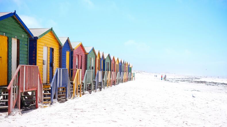 Vue sur la plage