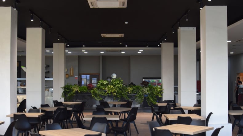 Spiseområde på campus